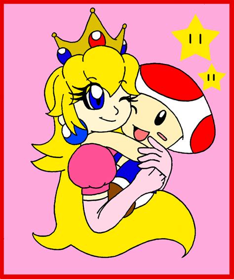Super Mario Peach And Toad By Obbygotchi990 On Deviantart