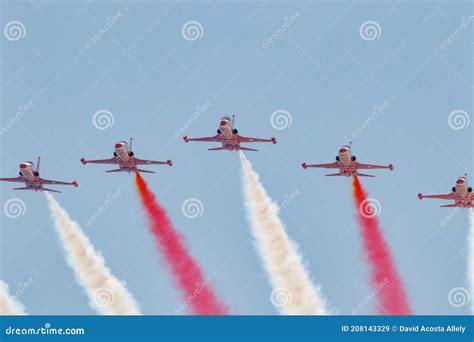 Aircraft Northrop F Freedom Fighter Of The Turkish Stars Editorial Stock Image Image Of