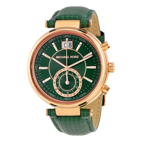 Buy the best products online women's watches michael kors free delivery on orders over 60€. Michael Kors Sawyer Ladies Green Watch MK2581 - Sawyer ...
