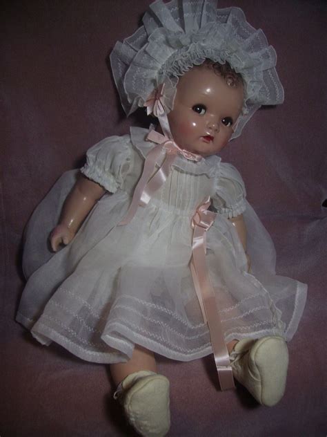 Vintage Composition Baby Doll By Ideal With Flirty Eyes 23 Big Baby