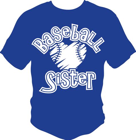 Baseball Sister T Shirt Etsy