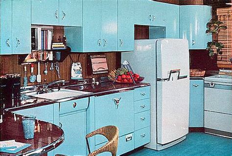 1956 youngstown kitchen via mid century home style. Inspirations: 1950's Kitchens