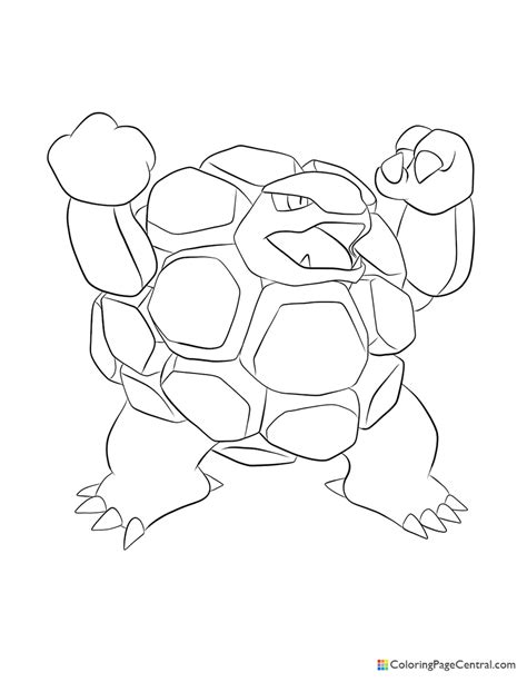 Golem Coloring Page Super Photos Of Pokemon Printables Red Poliwag