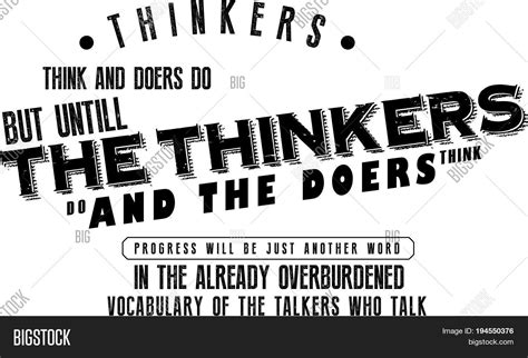 Thinkers Think Doers Vector And Photo Free Trial Bigstock