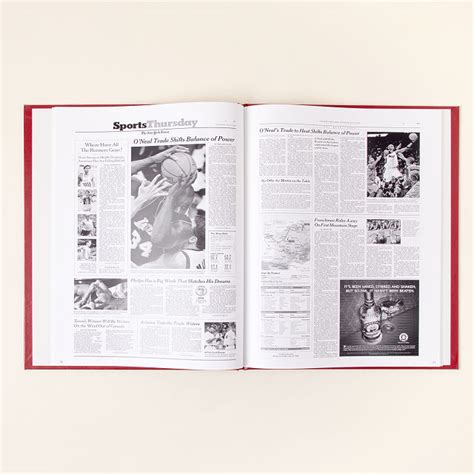 New York Times Custom Basketball Book New York Times Personalized