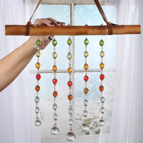 Check spelling or type a new query. Boho Hanging Crystal Sun Catcher - Wall Decor - Home Decor ...