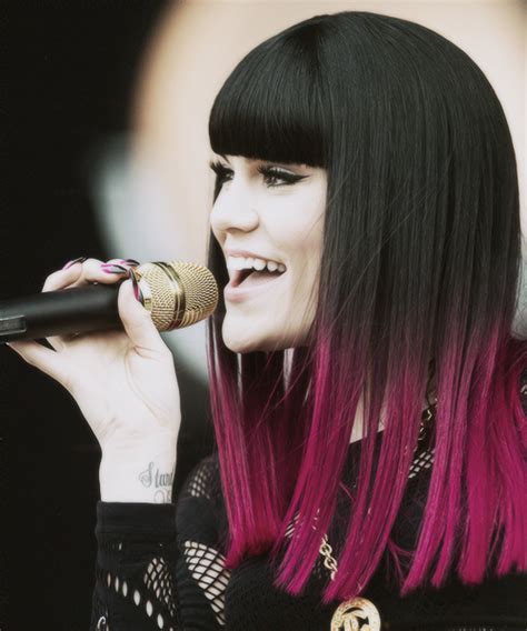 Jessie J Dip Dye Hair Pink Hair Dye Hair Styles