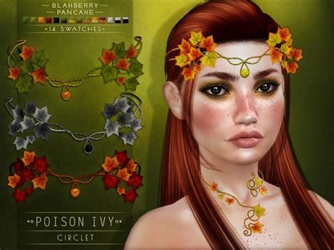 Blahberry Pancake Poison Ivy Circlet The Sims 4 Download