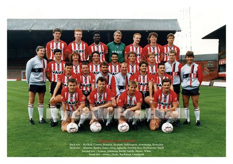 Third Division Days Sunderland Afc 198788 Ryehill Football