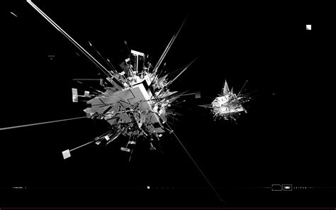 Abstract Monochrome Black Background Wallpapers Hd