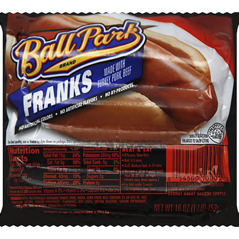 Ball Park Franks 8 Ct Hot Dogs Edwards Food Giant