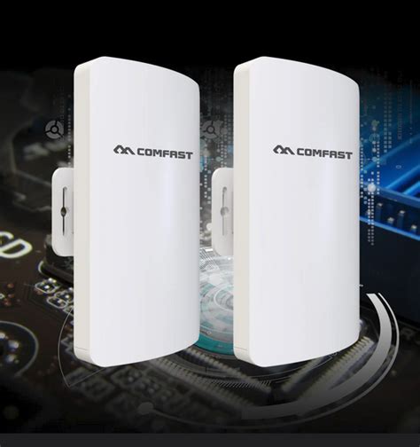 revglue group deals 2pcs cf e115a 3km long range outdoor cpe 300mbps 5ghz wireless repeater