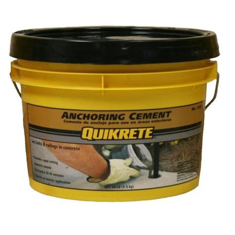 Quikrete 10 Lbs Anchoring Cement In The Concrete And Mortar Repair