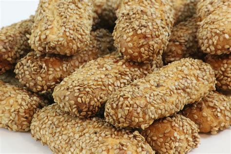 You usually find these small almond paste cookies in many italian bakeries and pastry shops. Italian Sesame seed cookies. I use to love these growing ...