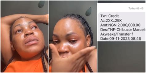 Nigerian Lady Overwhelmed With Tears As N2 Million Surprises Her Bank