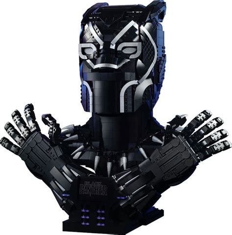 This 2961 Piece Lego Black Panther Bust Belongs In Your Collection