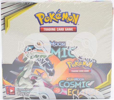 36 packets per box 9 cards per pack. Pokemon Sun & Moon: Cosmic Eclipse Booster Box | DA Card World