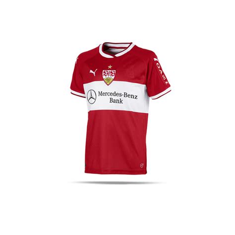 Die offiziellen fussball trikots des vfb stuttgart. PUMA VfB Stuttgart Trikot Away 18/19 Kinder (002) Rot