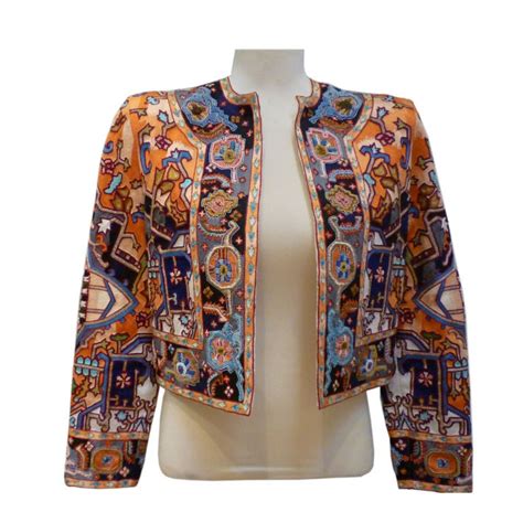 Amazing Amen Wardy Hand Embroidered Cropped Jacket At 1stdibs
