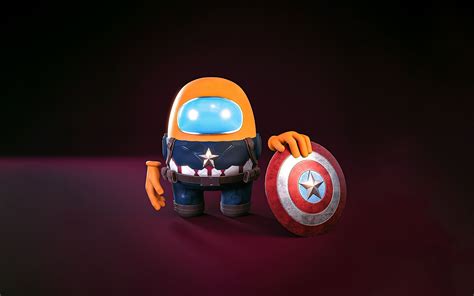 Captain America Among Us 5k Macbook Air Wallpaper Download