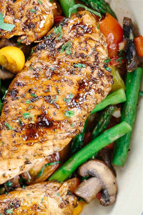 Balsamic Chicken Recipe With Orange Glaze Sauce Jessica Gavin