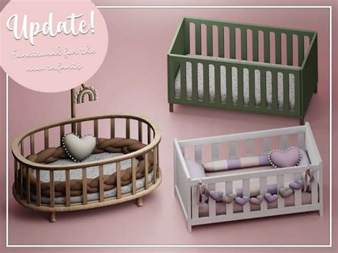 17 Sims 4 Cribs Cc Sleigh Beds And Bassinet Options We Want Mods