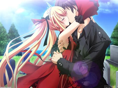 Anime Couple Kissing Quotes Quotesgram