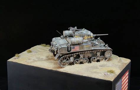 M3a1 Stuart 1st Armored Division Tunisia 1942 By Riccardo Casati