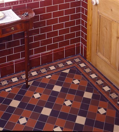 Original Style Victorian Floor Tiles Richond Pattern