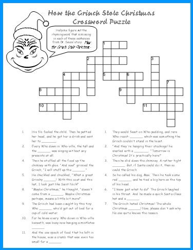 This christmas crossword for kids is a fun way to introduce literacy to your christmas classroom celebrations. 20 Fun Printable Christmas Crossword Puzzles | Kitty Baby Love