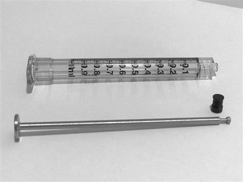 Stainless Steel Plunger For 1ml Bd Syringes 3d Cultures