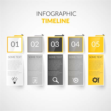 Paper Timeline Infographics 427905 Vector Art At Vecteezy