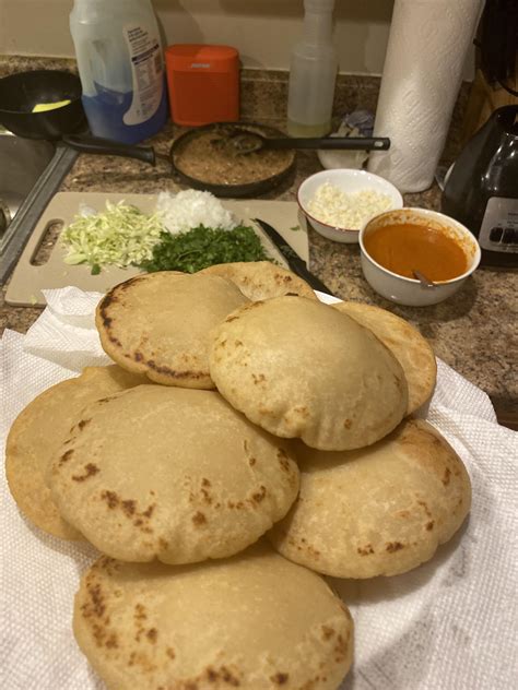 Gorditas For Dinner Not Pictured Is The Bistek They Were Delicious 🤤 R Mexicanfood