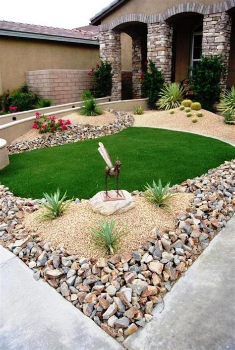 Amazing Modern Rock Garden Ideas For Backyard 16 Front Yard Garden