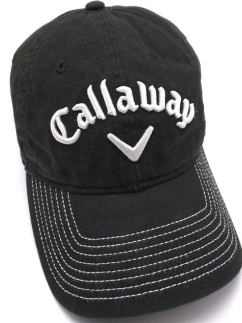 Callaway Golf Black Adjustable Cap Hat Upro Odyssey Ebay
