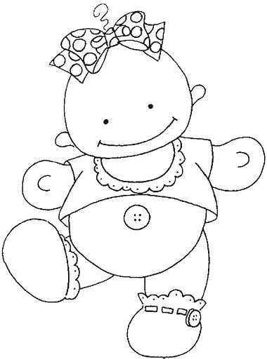 DIBUJOS PARA COLOREAR BEBES