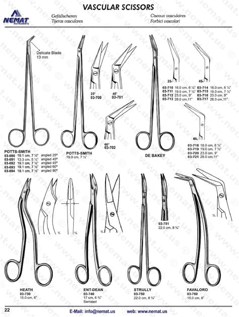 Vascular Scissors E Catalog Surgical Instrument Surgical