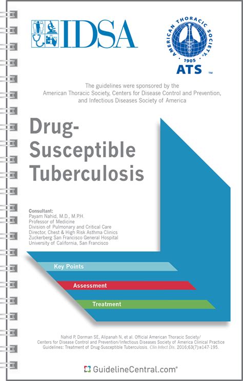 Drug Susceptible Tuberculosis Clinical Guidelines Pocket Guide