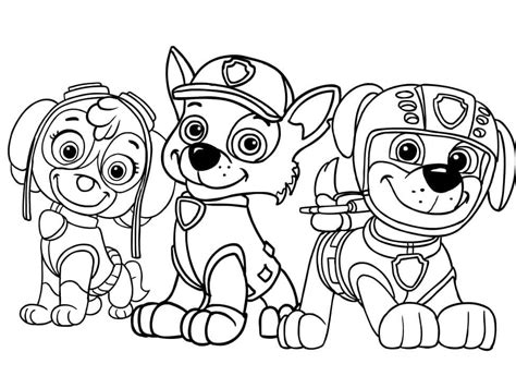 Omalovánky K Vytisknutí Tlapková Patrola Paw Patrol Omalovanekcz