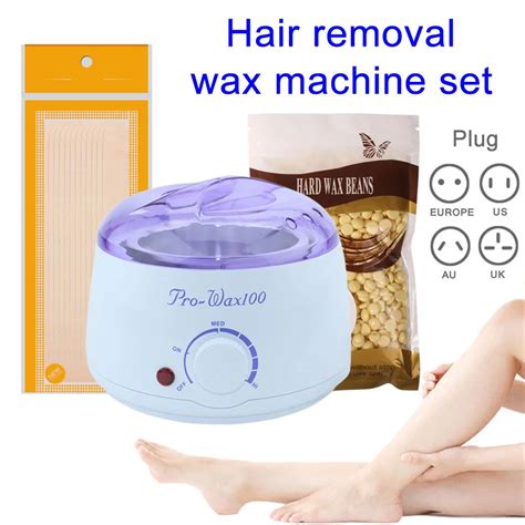 Hair Removal Wax Machine Set Depilatory Hot Hard Wax Beans Pellet Body Hair Removal Waxing
