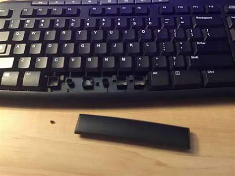 Pls Tell Me How To Reattach A Space Bar On A Logitech Computer R