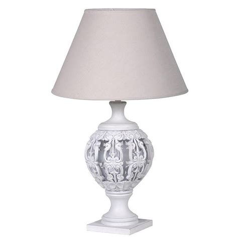 Curated by experts, powered by community. Shabby Chic White Ornate Carved Huge Table Lamp & Cream ...