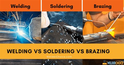 Welding Vs Soldering Vs Brazing Learn The Difference