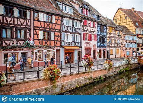 Colmar Old Town In France Editorial Photography Image Of Beautiful 130095692