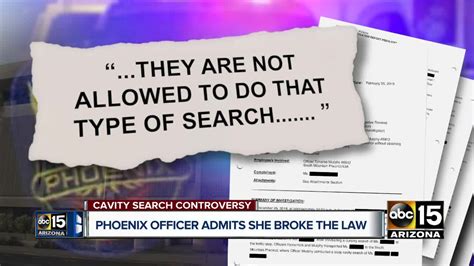 Docs Officer Admits Body Cavity Search Was Against The Law