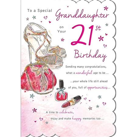 Amazon Com Milestone Age Birthday Card Age Granddaughter X Inches Regal Publishing