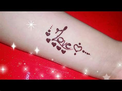 The hints and tips page has a wide range of ideas to help you create your henna tattoos including information on stencils, henna oil, tattoo glitter and more. Easy Temporary henna tattoo | Love Tattoo | Tattoo Designs ...