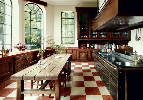Courtesy Of Architecturaldigest Com Kitchen Of A Belgian Chateau