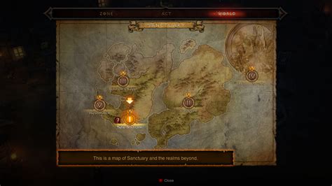 Diablo Iii The Map Of Sanctuary By Spartan22294 On Deviantart