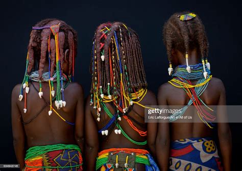 Angola Southern Africa Huila Mwila Girls With Traditional News Photo Getty Images